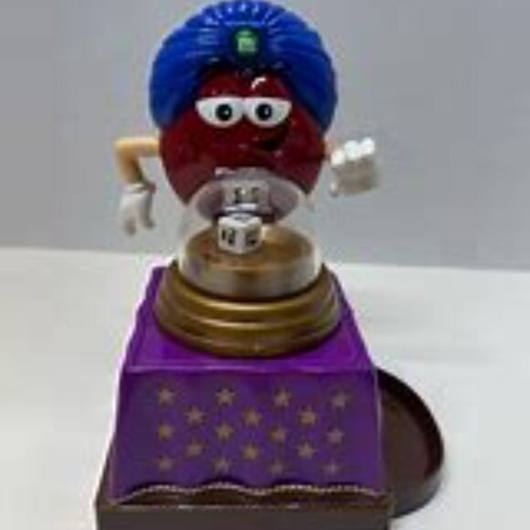 Vintage M&M Fortune Teller Candy Dispenser Great Preowned Condition - Picture 2 of 4